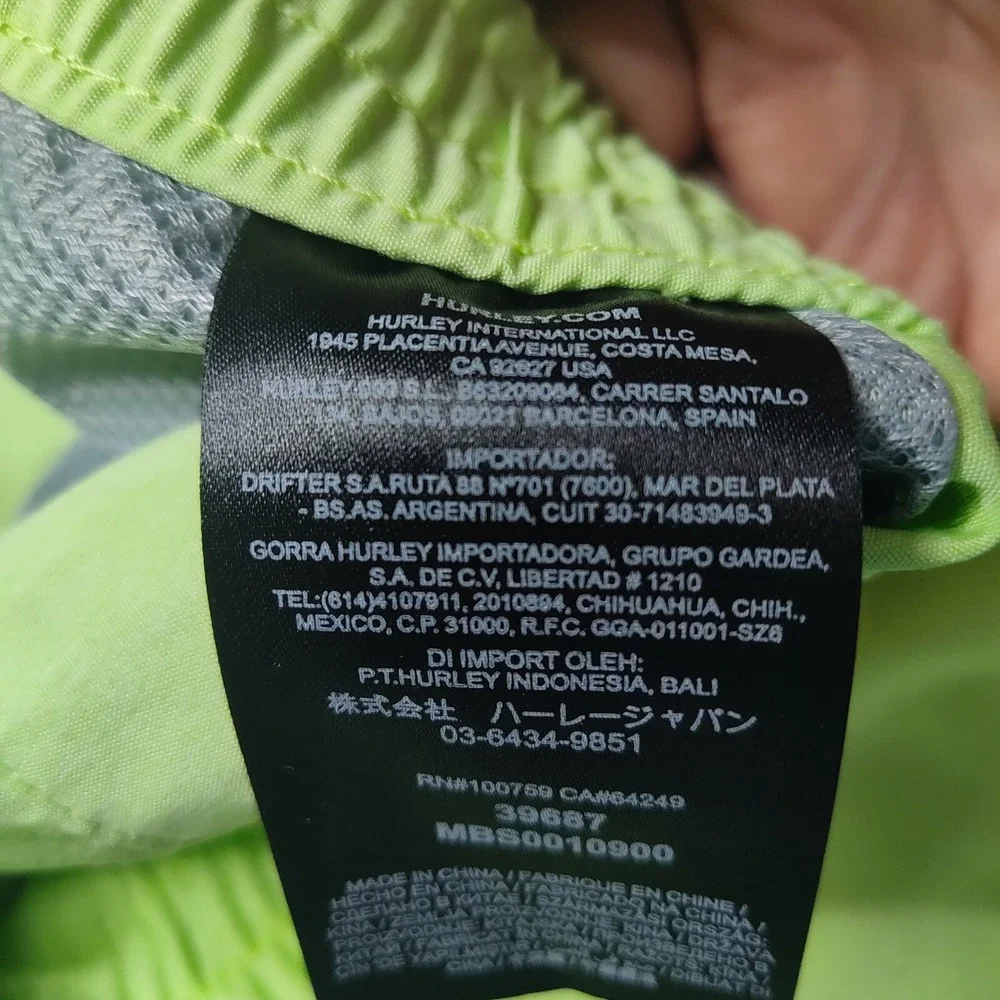 HURLEY One & Only Crossdye Green 5.5